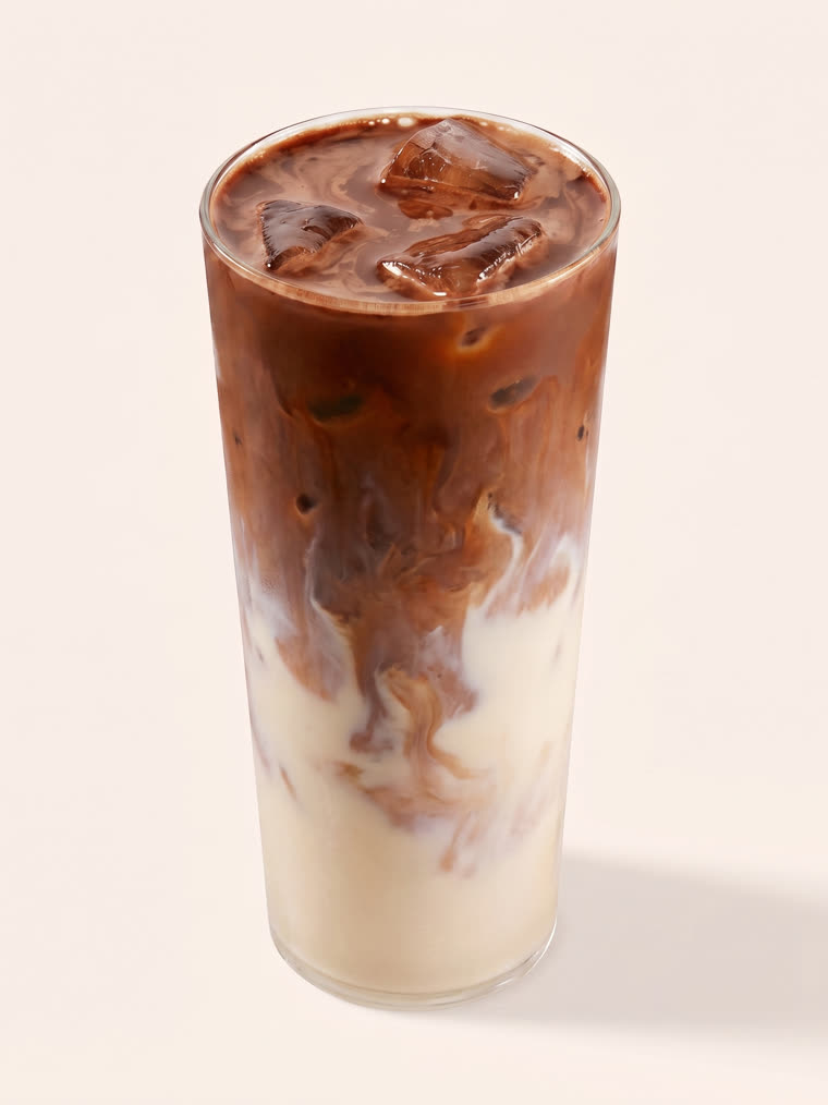 Chocolate protein latte
