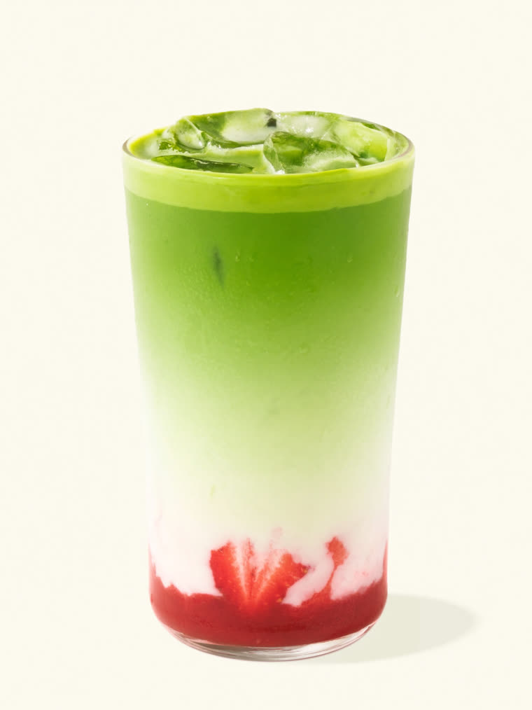 Strawberry matcha